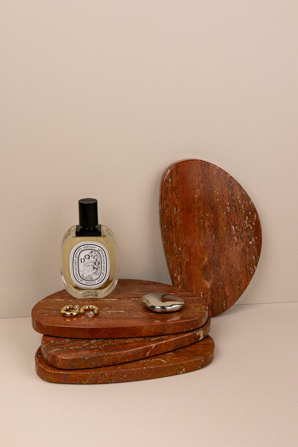 Rosso Travertine Tray